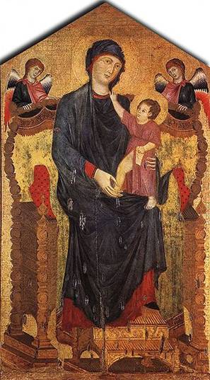 Madonna and Child  ca. 1285   by Cimabue 1250-1302   Santa Maria dei Servi Bologna